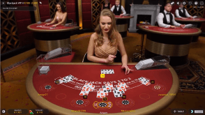 Élő Blackjack az 1xbet Casino