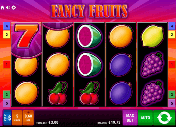 A Fancy Fruits egy gyümölcs játékgép