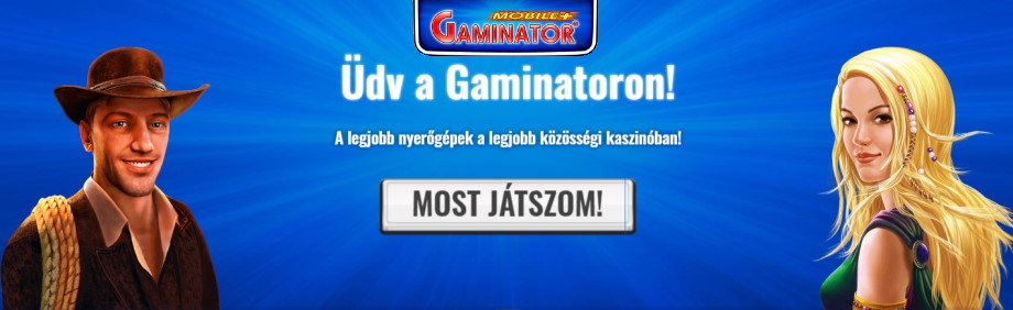 Ingyenes nyerőgép-játékok a Gaminator-on!
