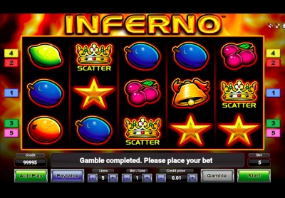A Inferno nyerőgép funkciói