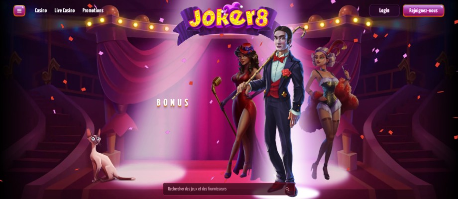 Joker8 casino bónusz