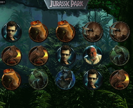 Jurassic Park nyerőgép szimbólumok