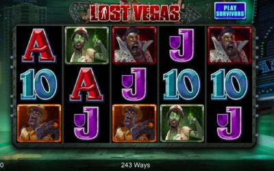 A Lost Vegas nyerőgép jellemzők