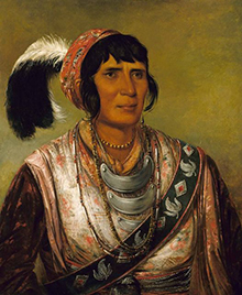 A szeminol indiánok vezetője, Osceola