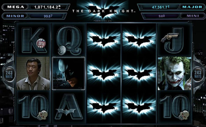 The Dark Knight Trilogy nyerőgép bónusz
